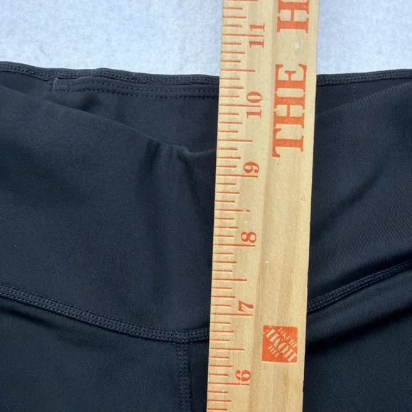 NIKE Black One Dri-Fit Swoosh Run Mid-Rise 7/8 Active Running Leggings Size S - Picture 5 of 15